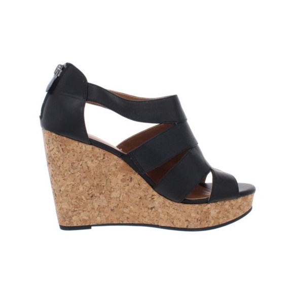 Adrienne Vitadini Chacka wedge heel sandal NIB - Picture 3 of 13